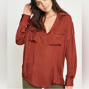 Free People relaxed blouse size XS